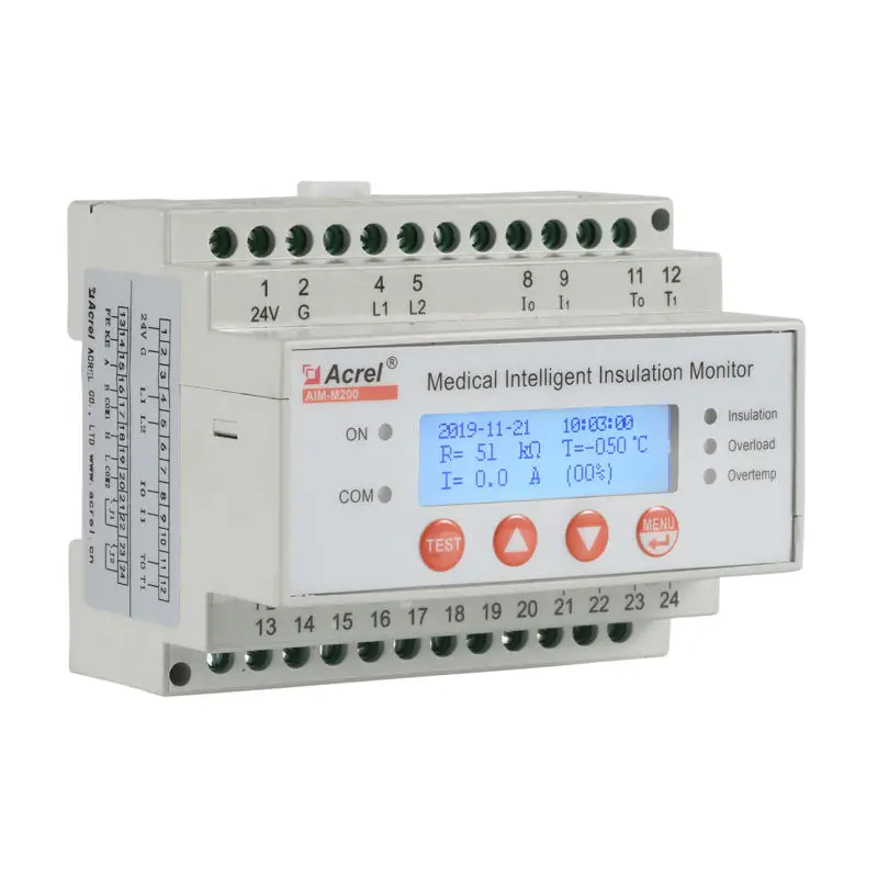 

Acrel AIM-M200 Insulation monitoring device for IT system/electric insulation monitoring device