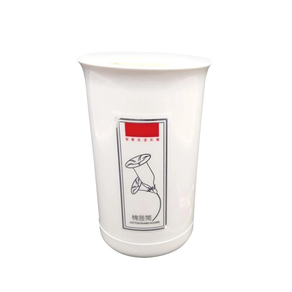 

Automatic Cotton Bud Holder 4-Compartment Swab Toothpick Organizer Box For Bathroom Kitchen Bedroom Storage Abs Rubber Wood