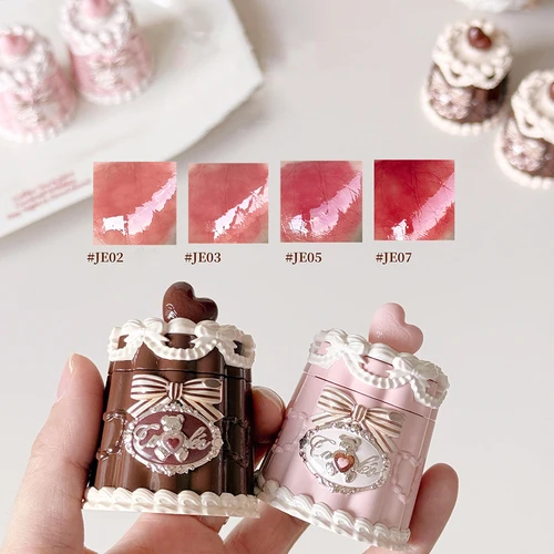 Imagen 2 del producto Flower Knows Sweetie Bear Coating Lip Jelly Hidratante Brillo Labial Tinte Hidratante Larga Duración No Pegajoso Maquillaje Vegano