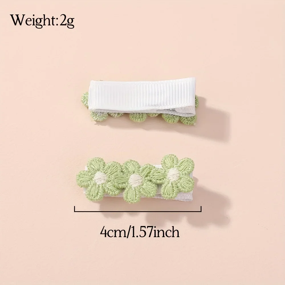 10 قطعة/المجموعة طفل زهرة صغيرة مشبك شعر دبابيس الشعر لطيف للطفل الأطفال فتاة جميلة مقاطع المشابك أغطية الرأس اكسسوارات الهدايا #6