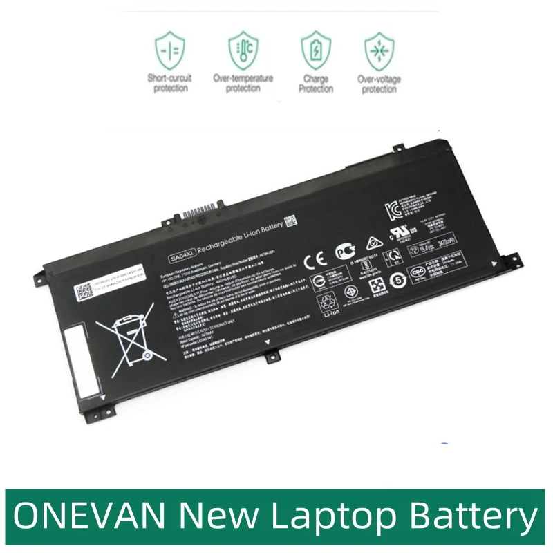 ONEVAN New SA04XL Battery For HP ENVY X360 15-dr0003TX 15-ds0000nc 15-ds0000ng 15-ds0000na 15-ds0000ur HSTNN-OB1G L43267-005