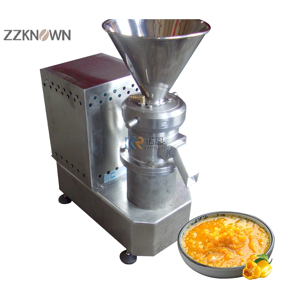 Colloidal Mill Horizontal Machine Sauce Butter Making Machine Best Seller Peanut Butter Grinder Commercial