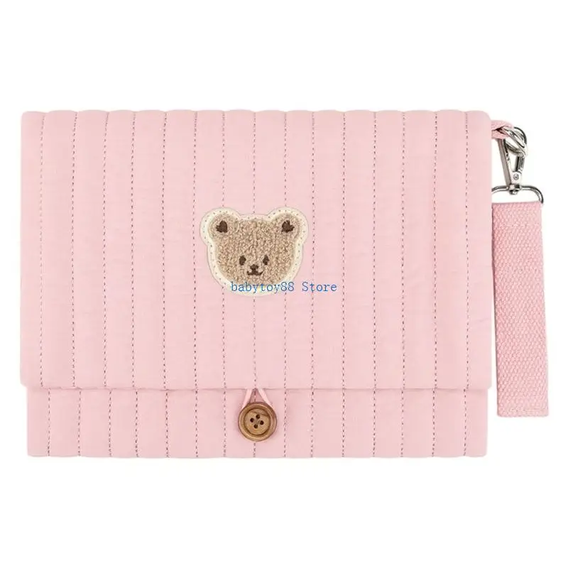 Y4UD Organizador pañales acolchado neutro género, accesorio portátil plegable para cochecitos