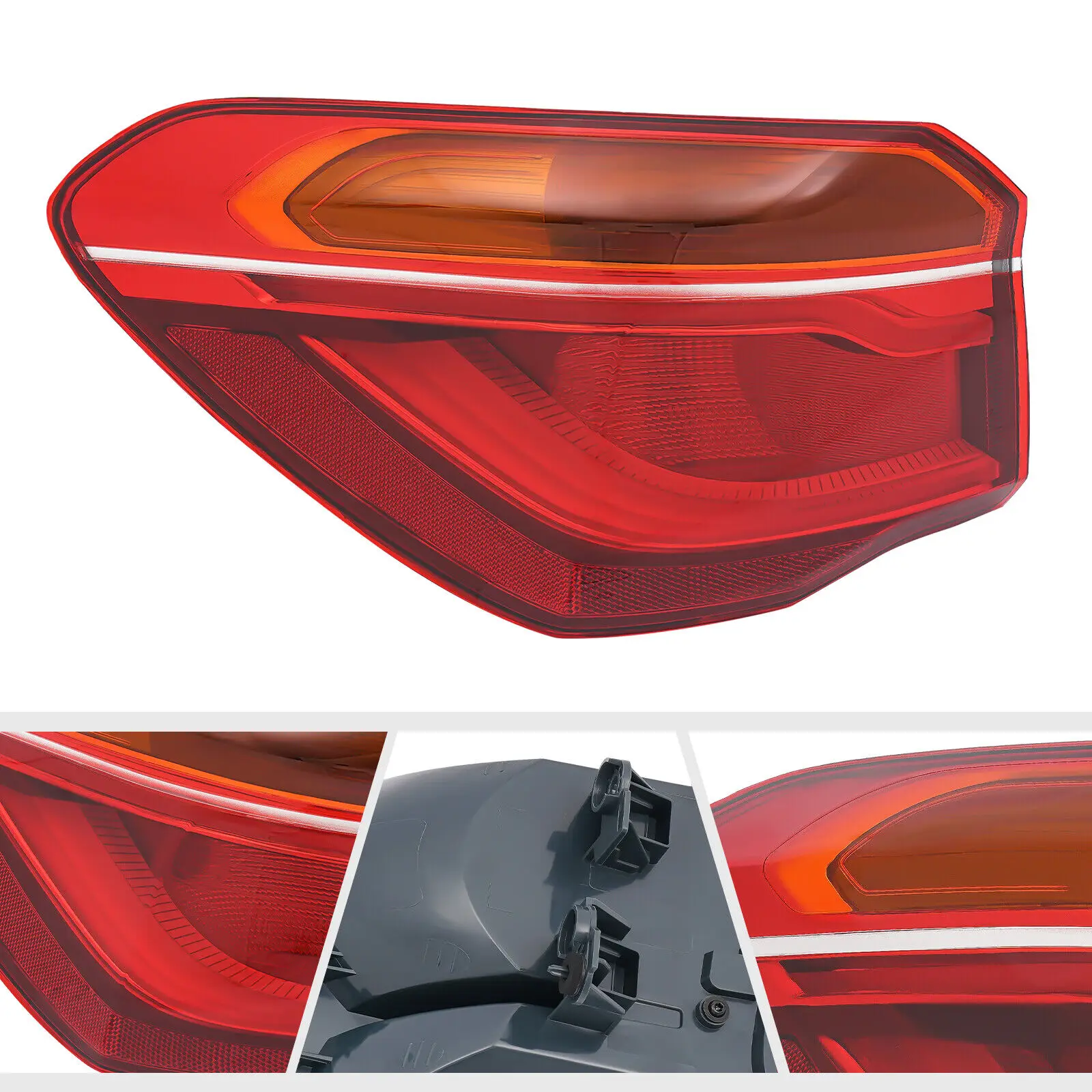 

Left Rear Tail Light Assembly For 2016-2019 BMW X1 LED Car Lamp Diver Side USA