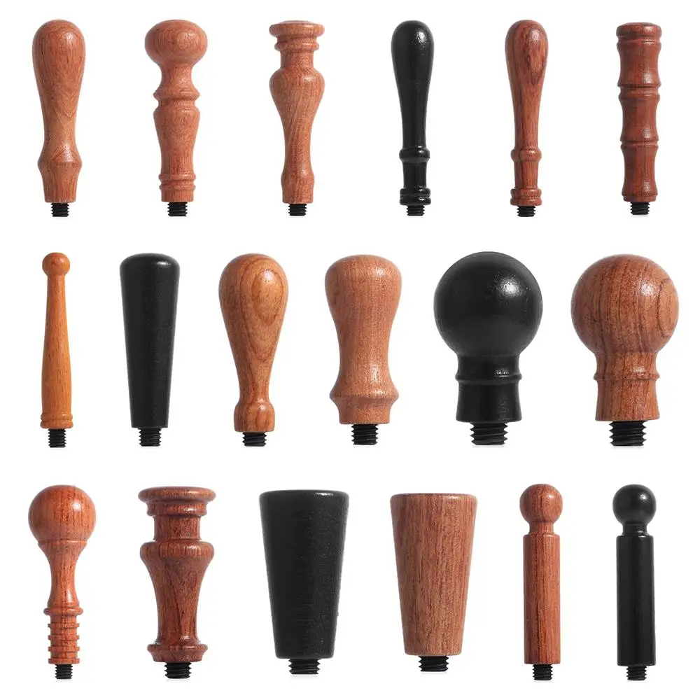 Wedding Invitation Printing DIY Craft Paint Seal Wood Handle Wood Color Wax Sealing Stamp