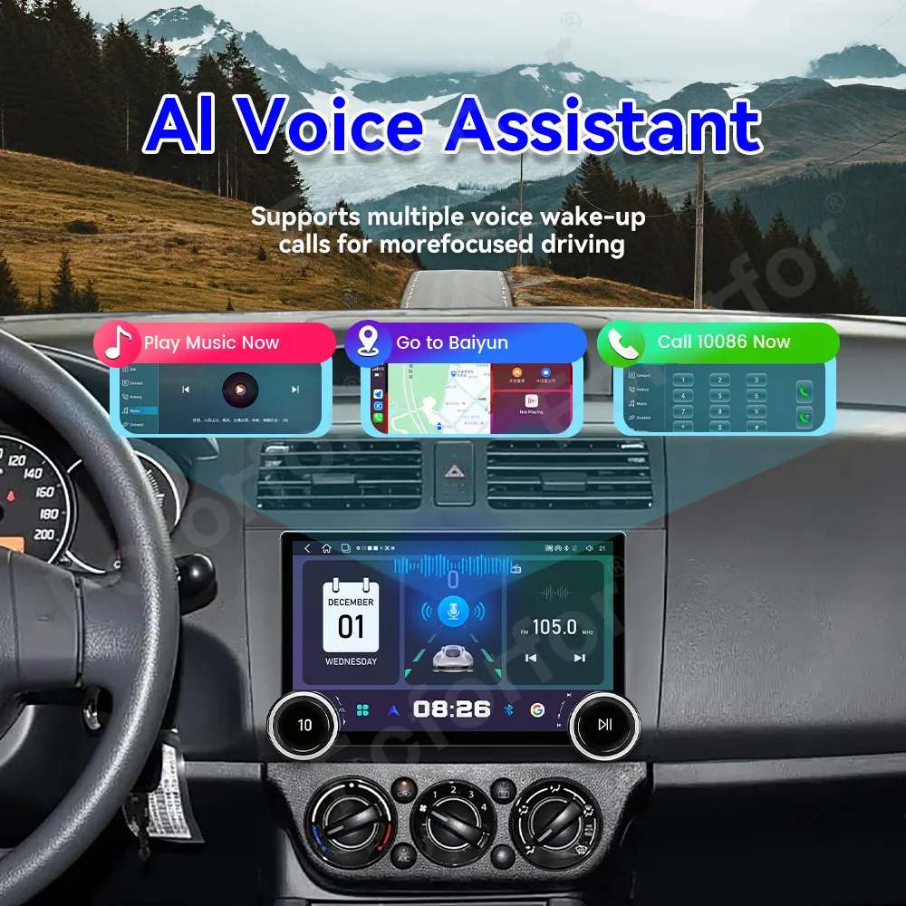 High End Ultra Large Full HD Touch 11.5 Inch Android 15 Wireless CarPlay GPS Navi Car Media Head Unit For Suzuki Swift 2004-2016