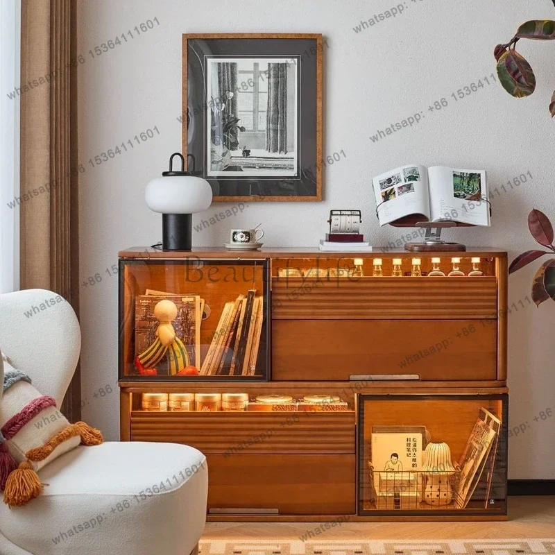 Factory Direct New Retro Elegant TV Stands Solid Wood Bedroom TV Stands Living Room Nice Atmospheric Home Furniture Ein Fernsehe