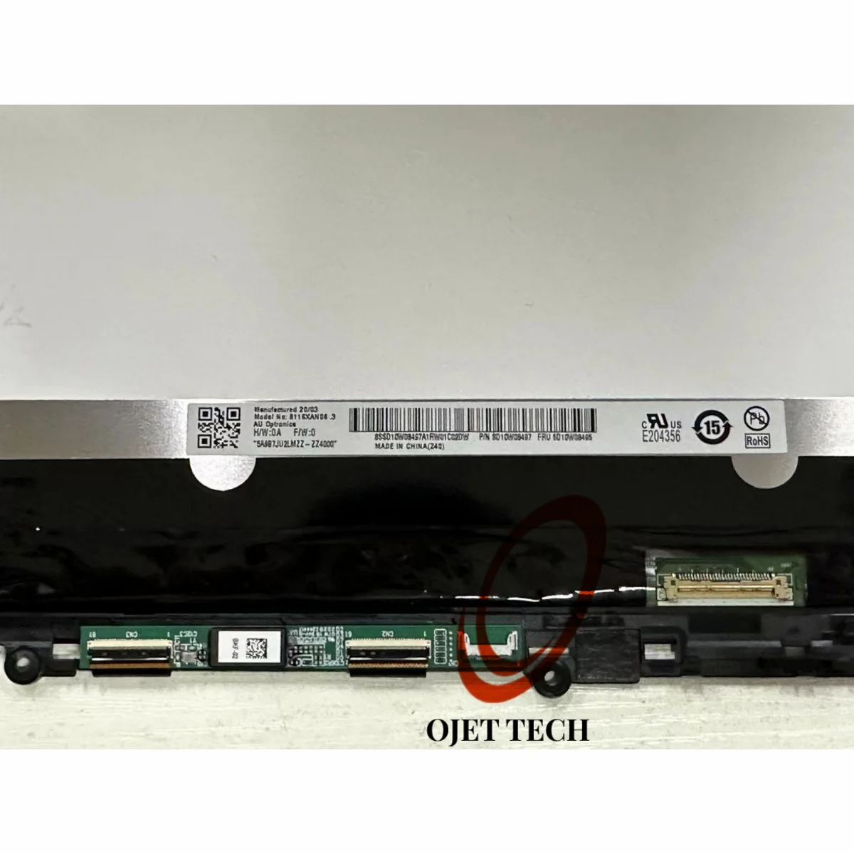 Imagem -03 - Montagem da Tela de Toque Lcd com Moldura para Lenovo Chromebook Gen B116xan06.3 5d10w08495 5d11c95886 116