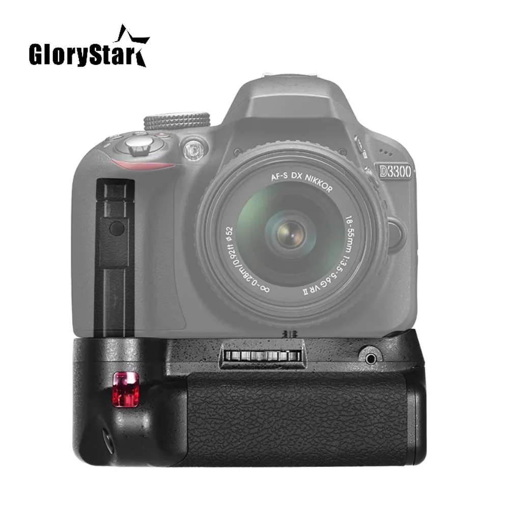 GloryStar Camera Battery Grip for NIKON D3100 D3200 D3300 D5300 SLR Digital Camera Vertical Shutter Release Button Work