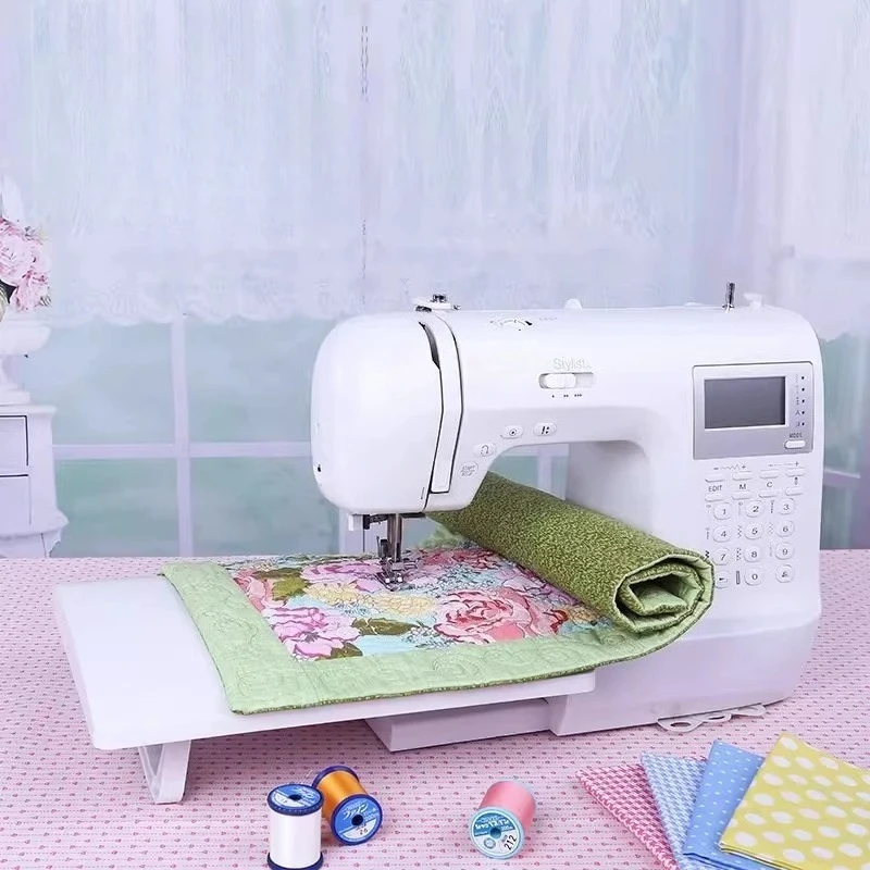 Household Sewing Machine Multifunctional Electronic Automatic Pedal Dual-purpose Desktop Dressing Car with Sewing Edge