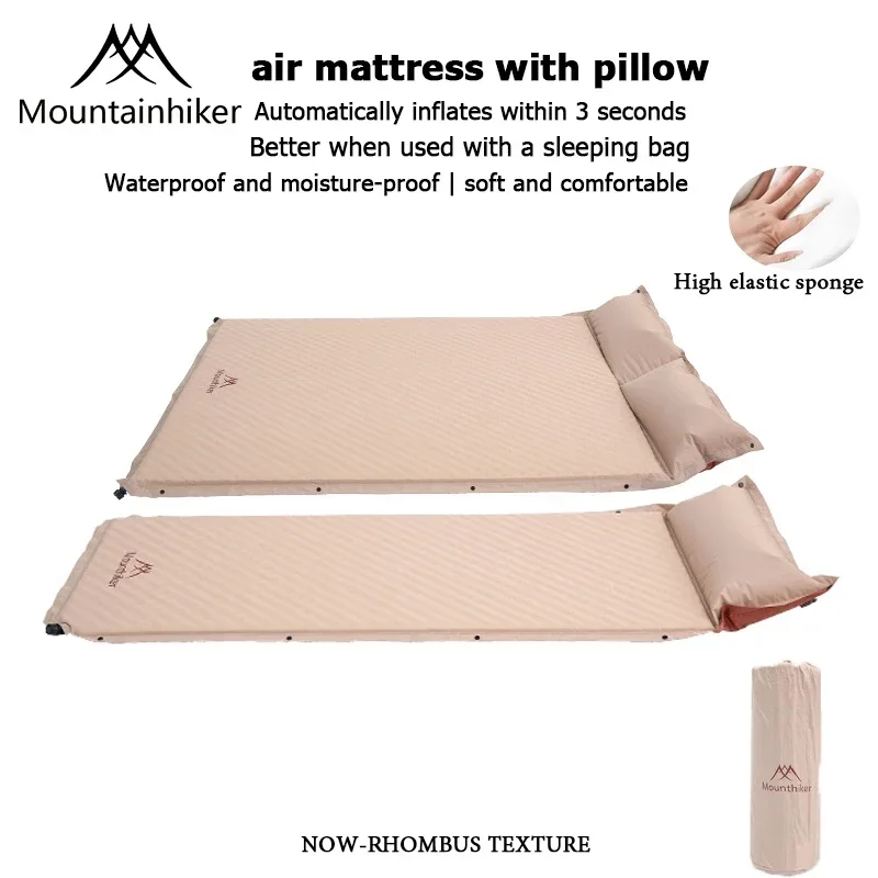 

Mountainhike | 5cm camping Self-Inflating Mattress | Ultra -thick Memory Foam Single/Double waterproof Pad Camping bed Mat | Out