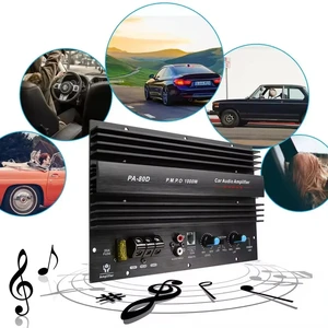 Car audio amplifier plate, power surround stereo mono, powerful subwoofers, car speakers, mod, 1000w, 12v 8 Main Sales Plate 1000W Amplifier - №4