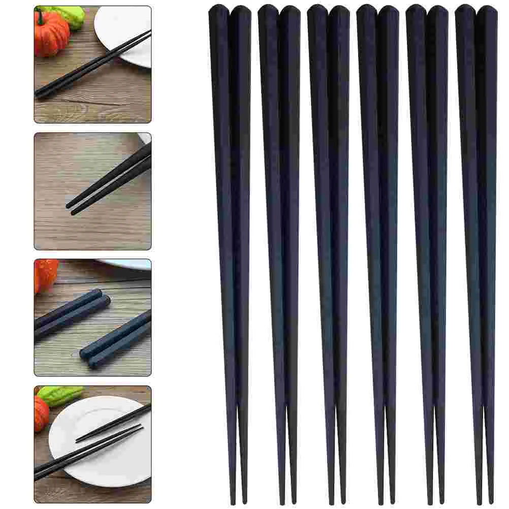 

10 Pairs Hotpot Chopsticks Cooking Sushi Anti-skid Chinese Plastic Kitchen Accessories