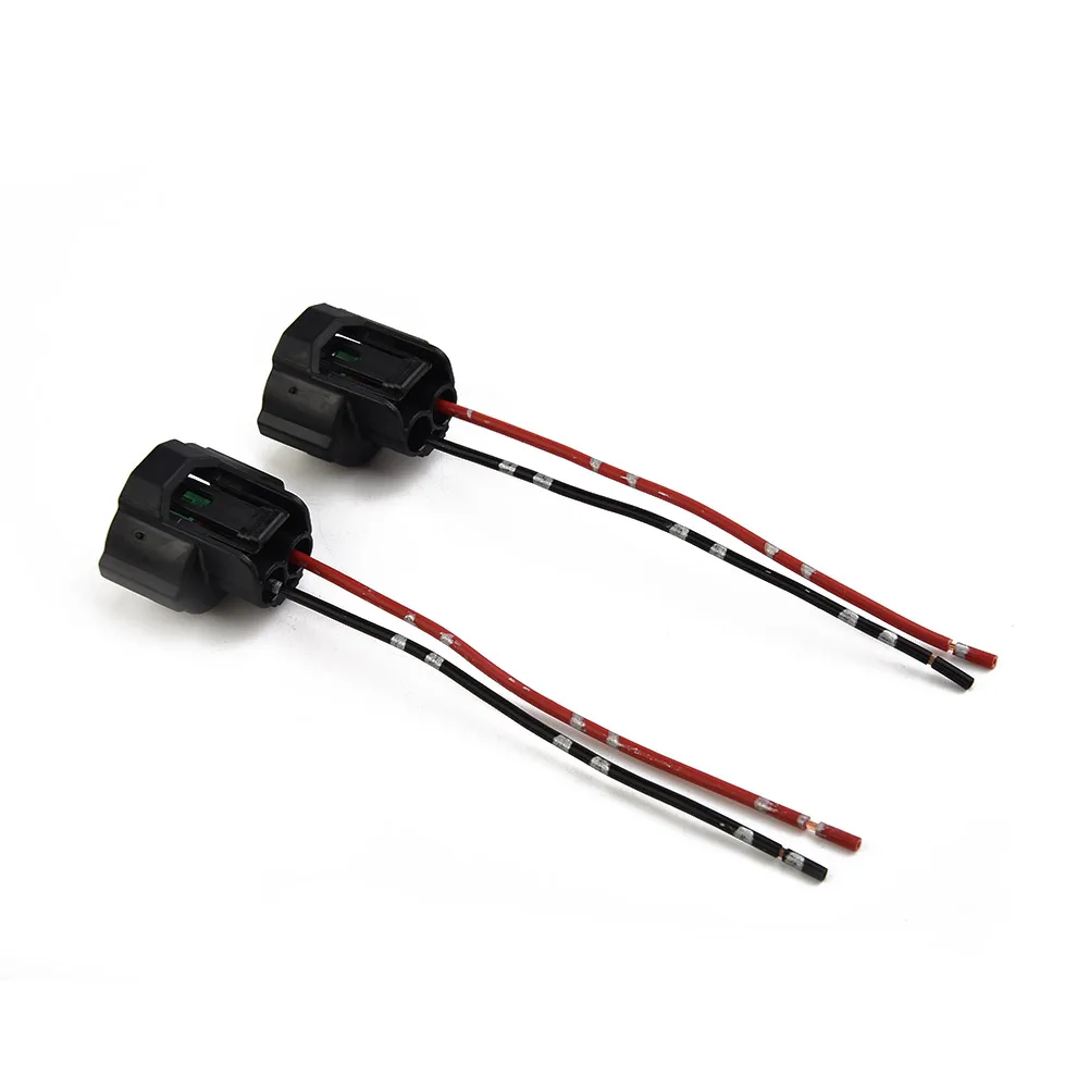 H11 8 Female Connector Adapter Wiring Harness Socket for LED Headlight Fog Light Upgrade with Heavy Duty PTFE Wires up to 1200°F