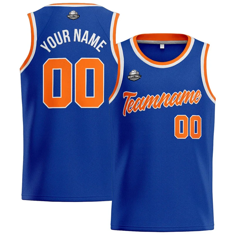 

Blue Custom Basketball Vest For Men Children Personality Street Outdoor Sport Breathable Sleeveless T-shirt Customized Tank Top