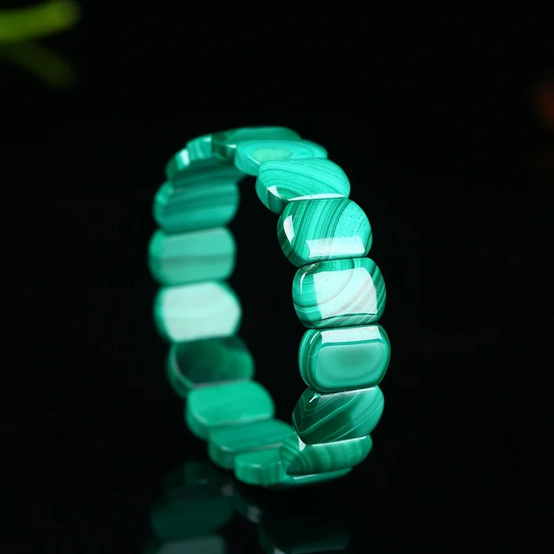 Malachite Manual Clear Texture Fashion Jewelry Gift