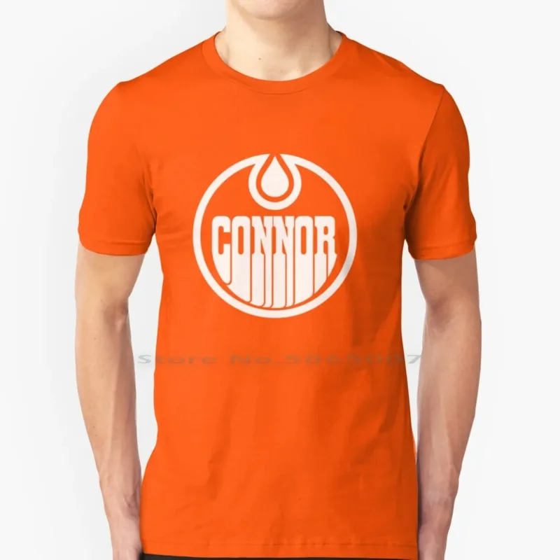 : Mcdavid Icon T Shirt 100% Cotton Mcdavid Connor Hockey Sports Big Size 6xl Tee Gift Fashion