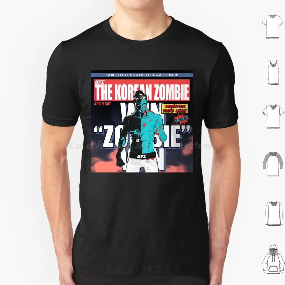 The Korean Zombie T Shirt 6Xl Cotton Cool Tee The Korean Zombie Chan Sung Jung Korean Zombie Chansunjung Chan Sun Jung Korean