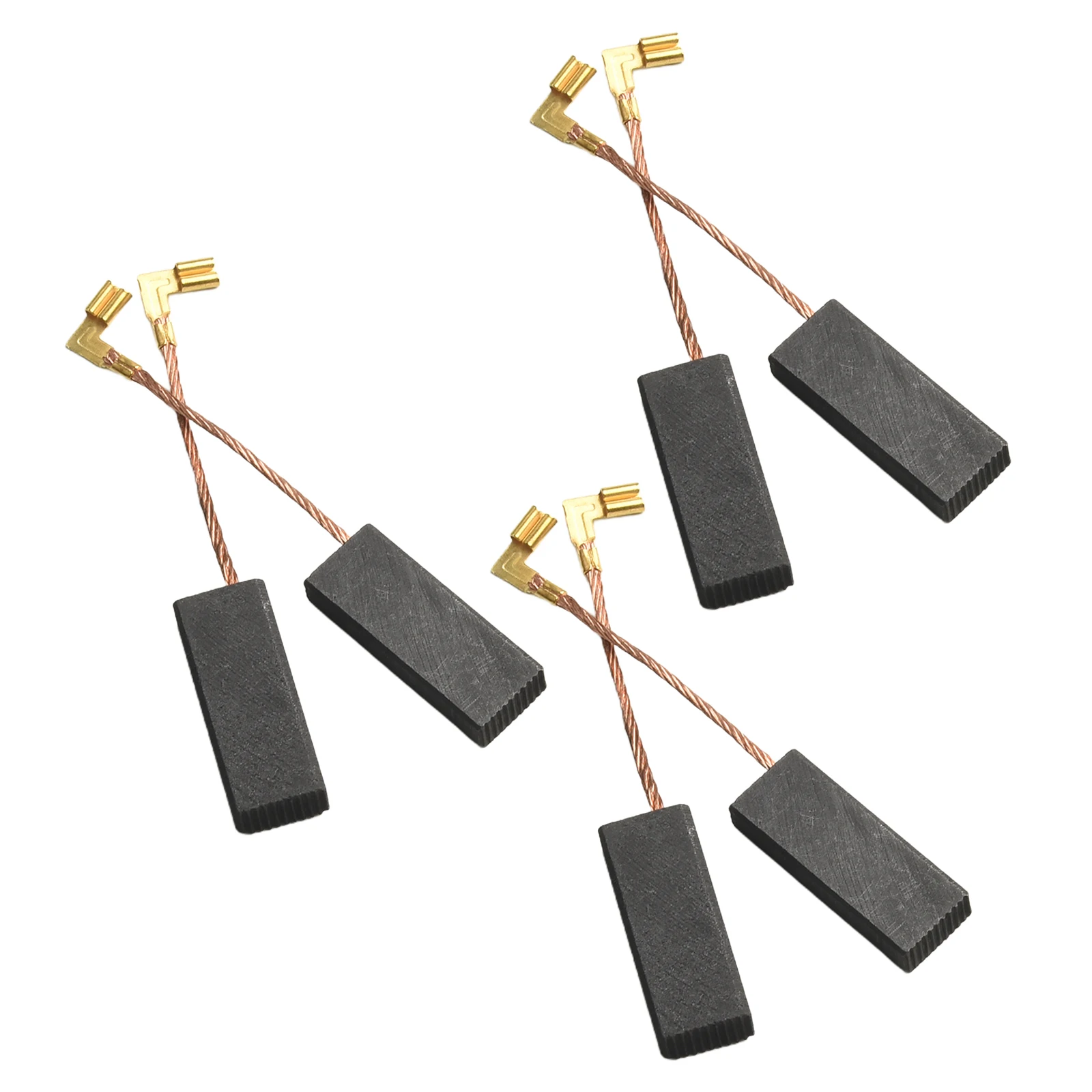 Tool Maintenance Outdoor Equipment Size 6.2x11.2x29mm Carbon Brushes Brushes Set 6 Pieces Carbon Material Size 6.2x11.2x29mm