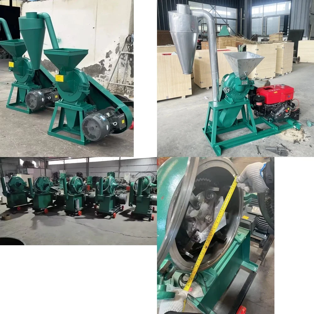 

Industrial Corn Grits Mill Engine Maize Wheat Grain Flour Powder Grinder Rice for Farm Feed Factory Milling