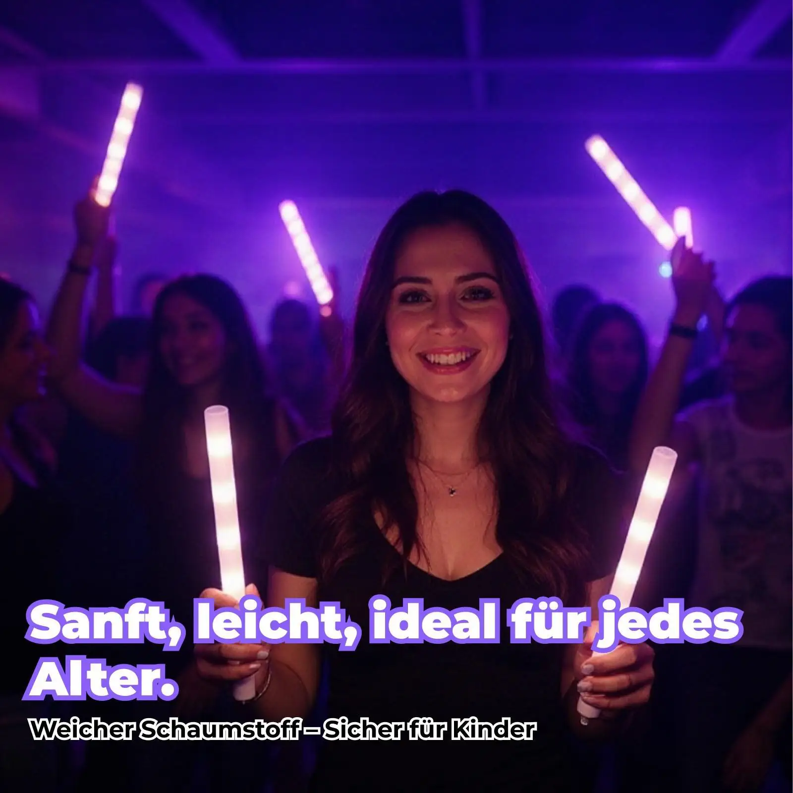 Glow Rod Neon Foam LED Light Stick Luminous Party Supplies Bright Glowing Sticks for Festivals Raves and Clubs