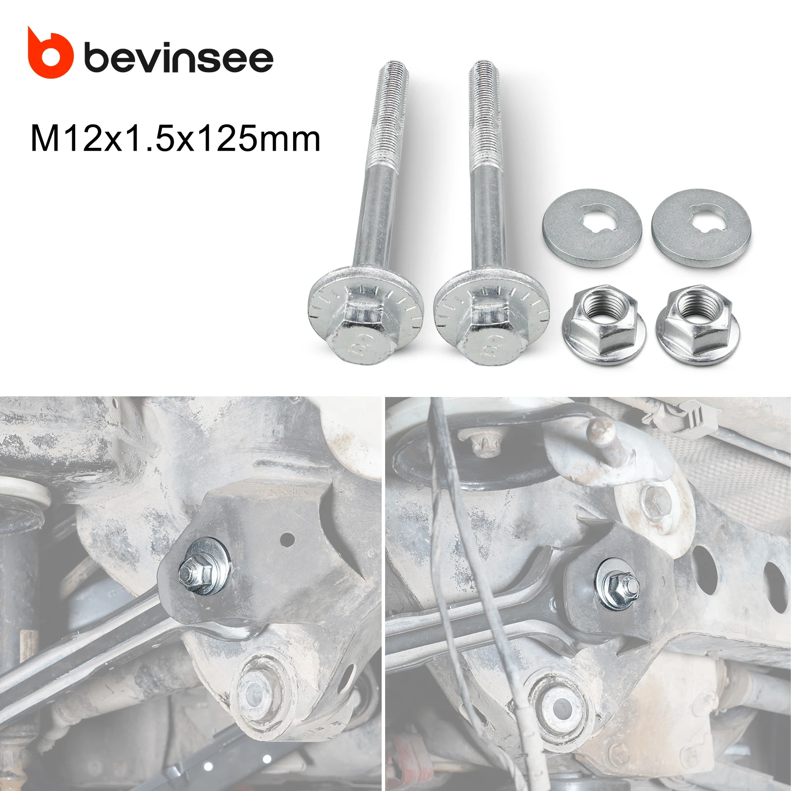 

Rear Suspension Link Eccentric Camber Bolt for BMW E90 E91 E92 E93 E81 E82 E87 E88, Replace 33326764292,33306786186,33326760668