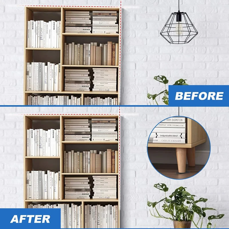 10 قطعة أثاث بلاستيكي قابل للتعديل الجدول التسوية الحشوات الارتفاع أسافين الأثاث طوقا الجدول كرسي التوازن القدم طوقا