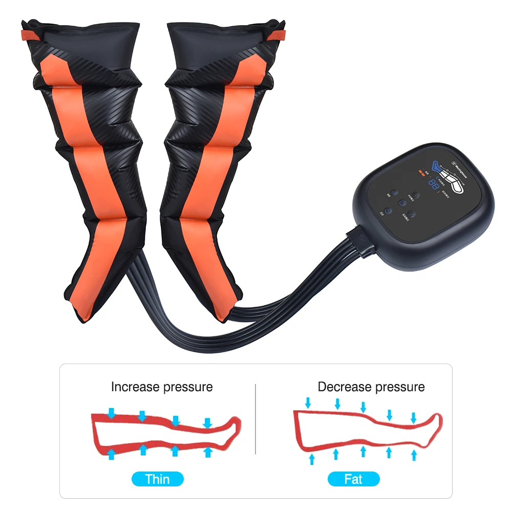 8 チャンバーエア圧縮リリーフふくらはぎリリーフフットふくらはぎデバイスマッサージ脚混練マッサージャーコードレスワイドレッグふくらはぎマッサージ