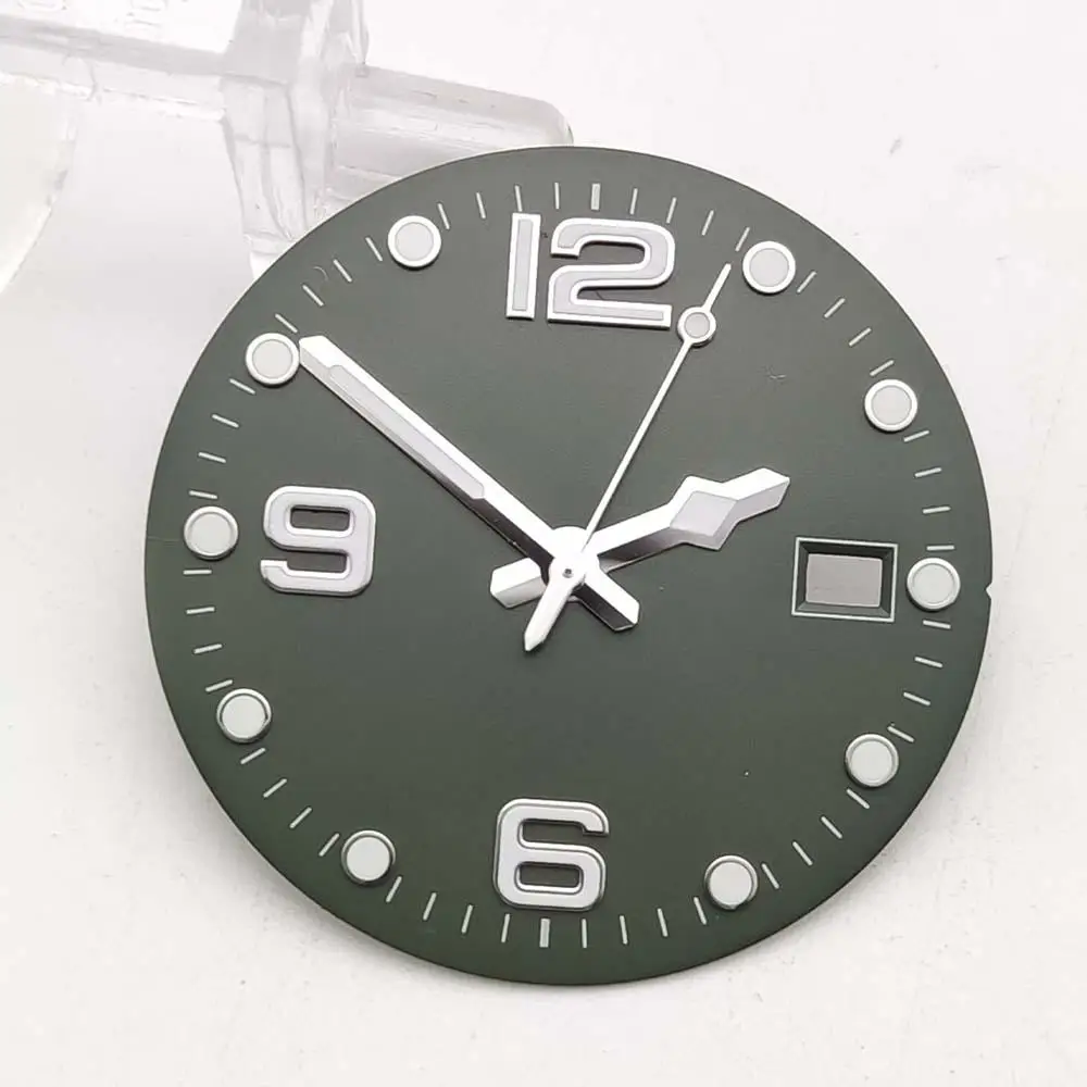 32.5mm Lume Mod Hands Case Parts No Logo Classic Sunburst Texture Dial Suitable For Seiko NH35/36/4R/6R/7S Automatic Movement