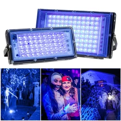 300W Black Light 395NM Glow Party UV Flood Light IP65 Wodoodporna lampa LED utwardzająca ultrafioletowa do fluorescencyjnej dekoracji scenicznych imprezowych