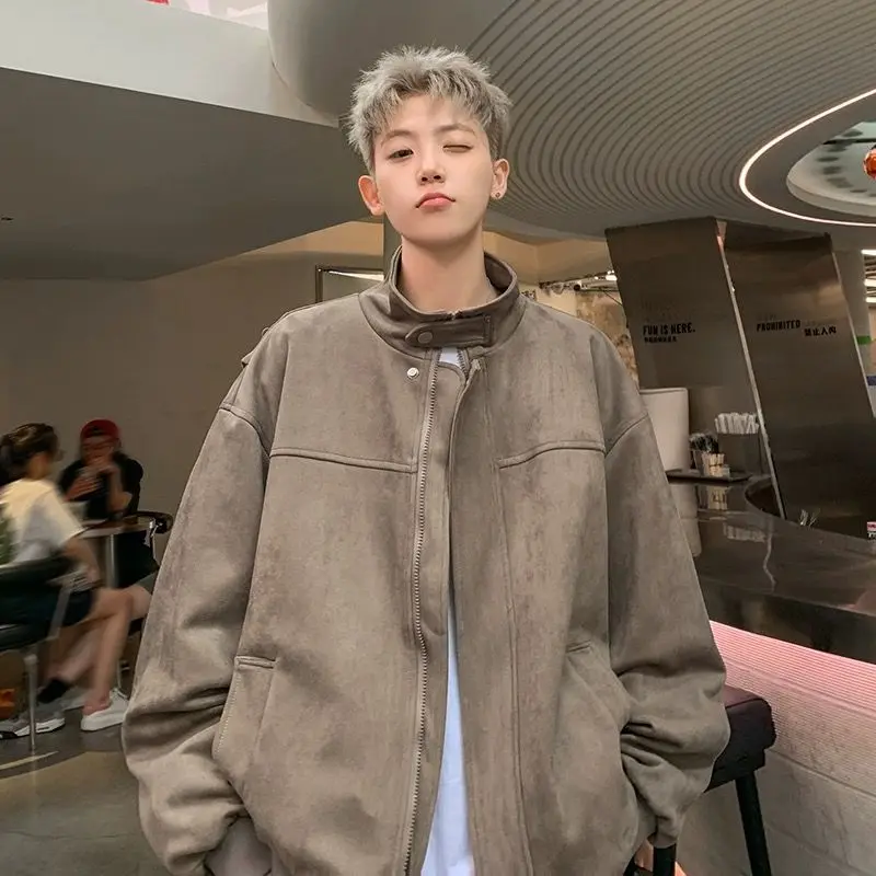 

Мужская куртка в корейском стиле: дизайнерская коллекция класса люкс, лимитированная серия, премиум-качество, модная, элегантная, красивая