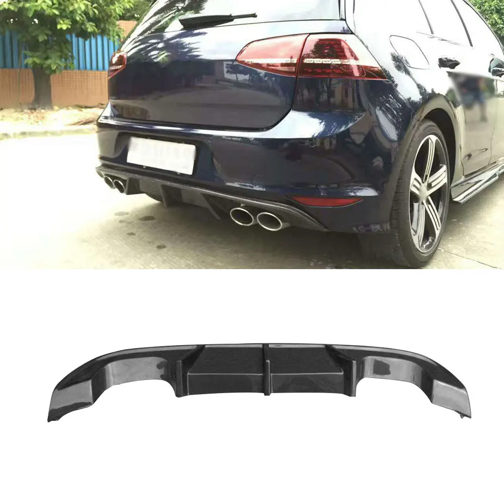 

VACOMUL MK7 Carbon Fiber Rear Bumper Lip Diffuser for Volkswagen Golf 7 VII R Rline Hatchback not standard 2014-2017 RZ Style