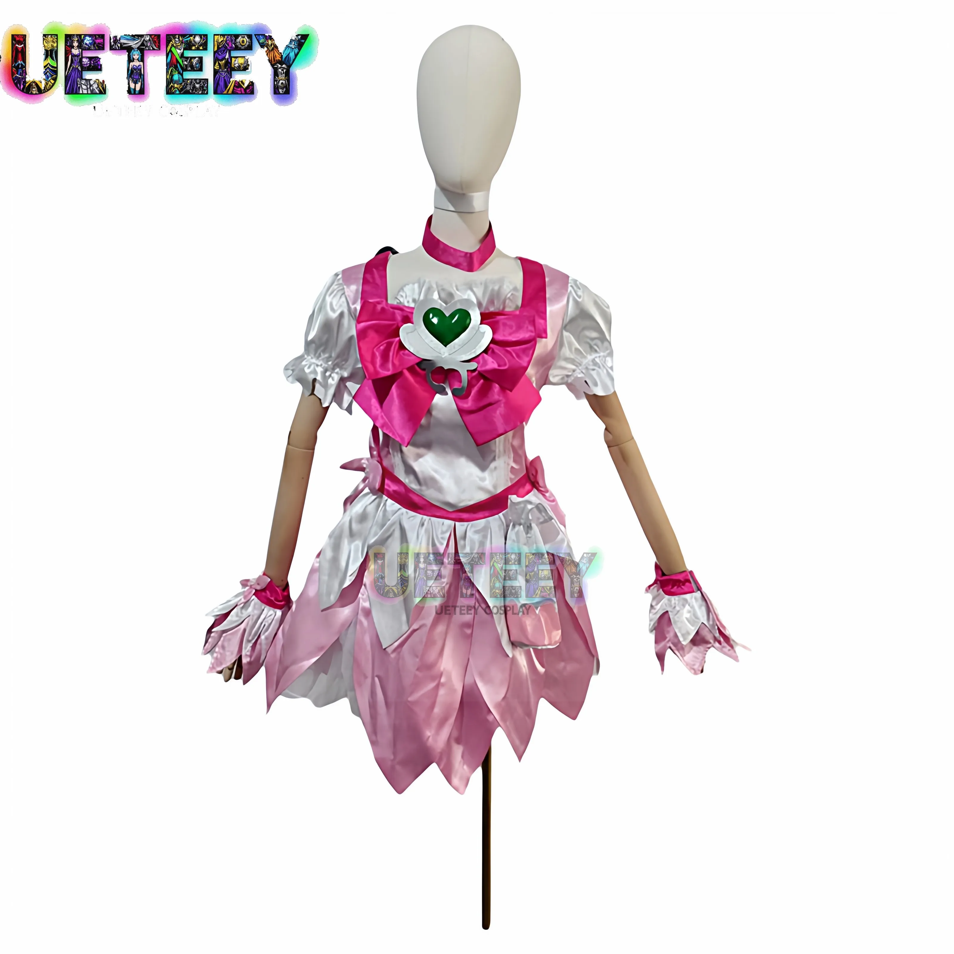 

UETEEY COS Pretty Cure Cosplay Blossom Angel Cosplay Costume Classic Cos Factory Halloween Custom Size