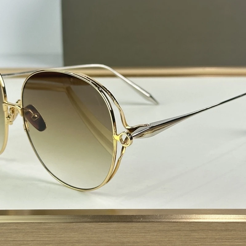 DT156 AROHZ الفاخرة مصمم البيضاوي Vip العلامة التجارية الفاخرة الرجال النظارات الشمسية النساء 2025 نظارات الموضة النسائية في الهواء الطلق نظارات ظلال #3