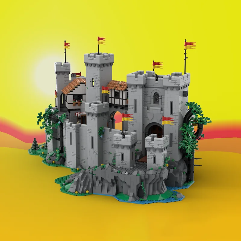 1605pcs MOC Middle Extension Castle Model Building Blocks Construction Toys Christmas Gifts Assemble Creative Idea Collection