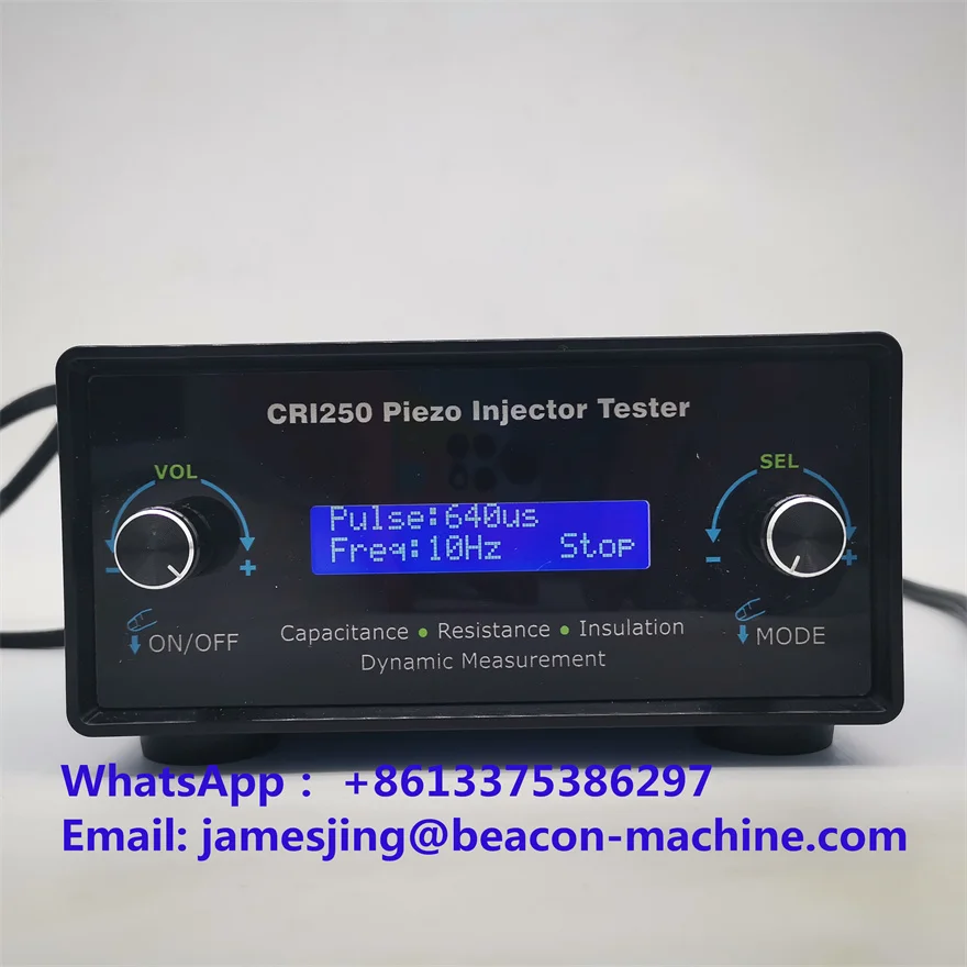 VDO Piezoelectric Injector AHE Dynamic Lift Travel Measuring Tool Piezo Drive Injector Tester CRI250 for Injector