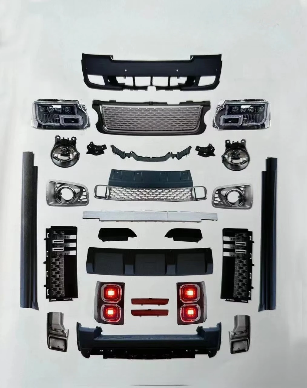Body Parts Car Body Kit for Range Rover Vogue 2002-2009 Upgrade Range Rover Vogue 2010-2012 L322 Autobiography  Body Kit