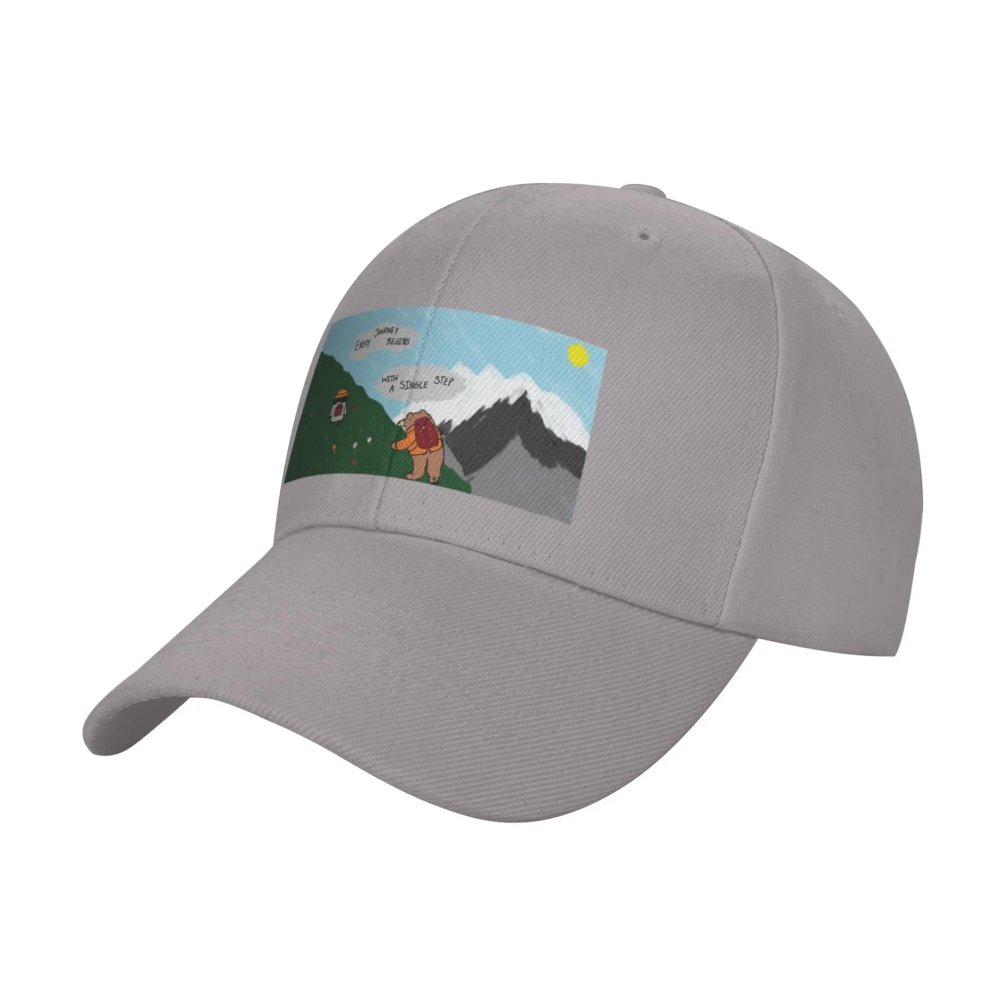 Hot Sale Mountain Climbing Baseball Cap  Trendy Gift Mesh Cap  Pool Party Mesh Cap