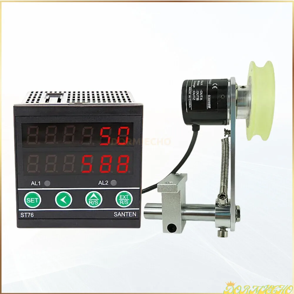 Intelligent Automatic Meter Counter Roller Type ST76 High-precision Electronic Digital Meter Counter Encoder Meter