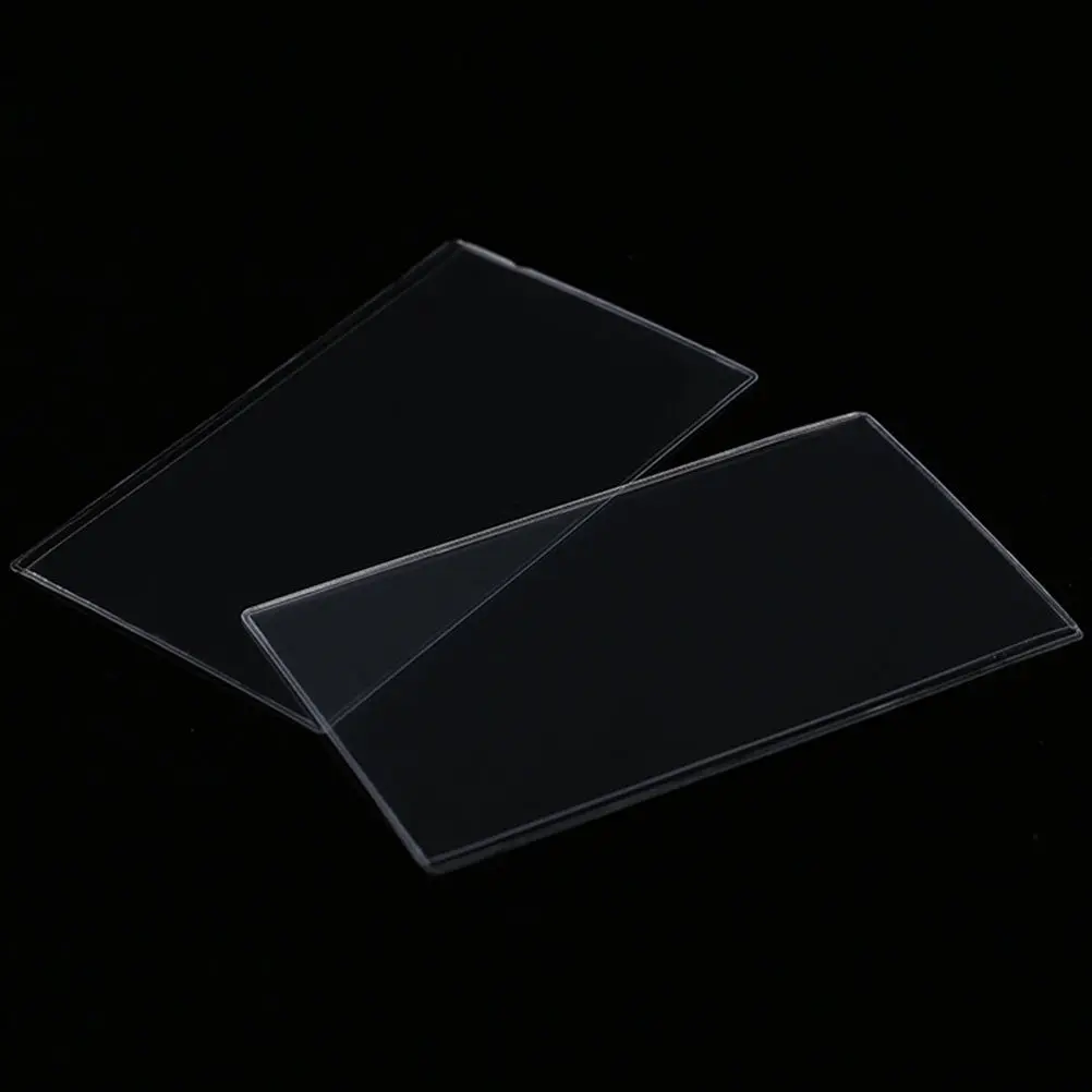 20Pcs Hard Plastic Protective Covers Transparent Stamp Holders Paper Money Storage Bags Currency Collection Protective Pouches