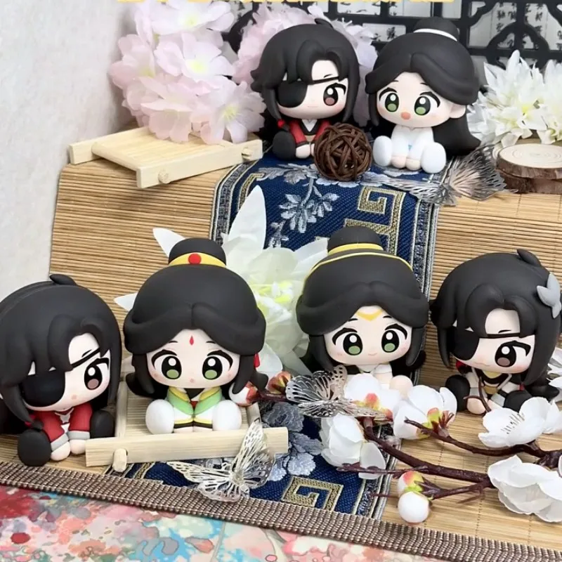 

Слепая коробка Heaven Official's Blessing MingYueLouLan Sereis Xie Lian Huacheng Сидящая кукла XieLian Crown Prince Фигурка Подарочная игрушка