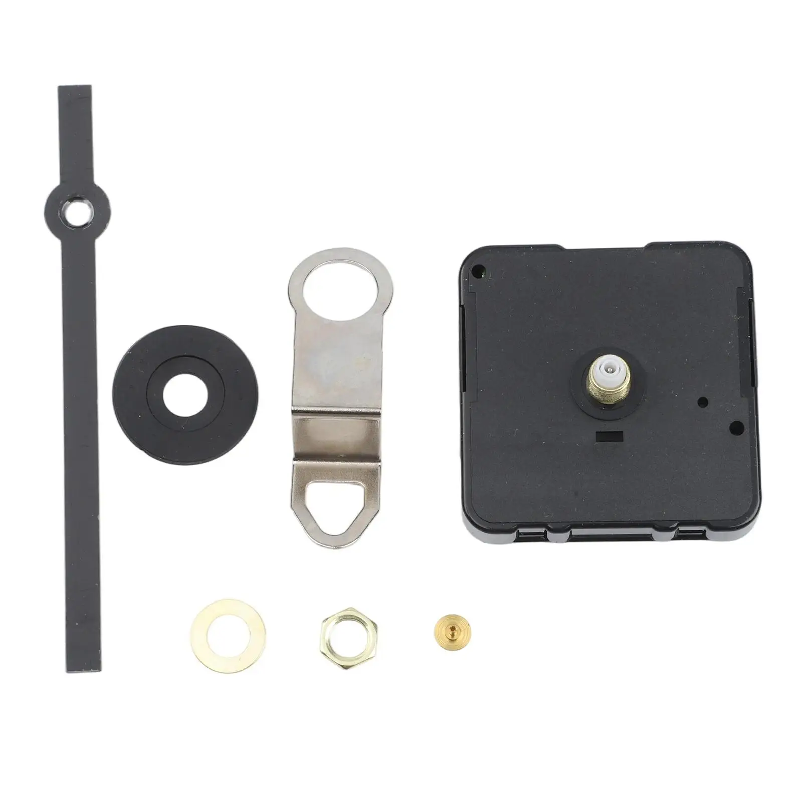 Quartz Clock Movement for Replacement or Custom Build with 16.8mm Shaft Length and 9mm Max Face Thickness Support