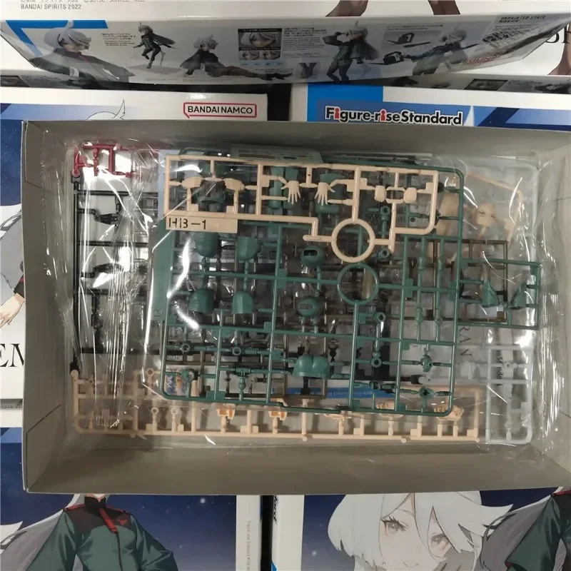 Figura Original de Anime Bandai-rise FRS, la bruja de Mercury Miorine Rembran, figura móvil conjunta, juguetes modelo ensamblados de 13cm