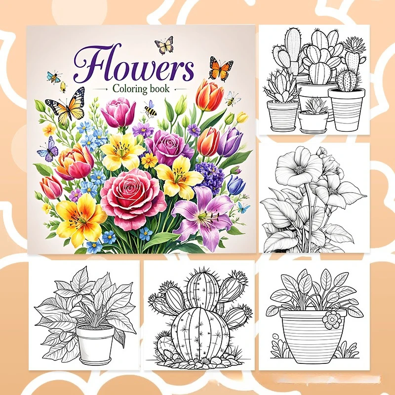 Coloring Books Drawing Books Graffiti Hand-drawn Drawing Books Drawing Paper Coloring Books Coloring Books Tracing Books