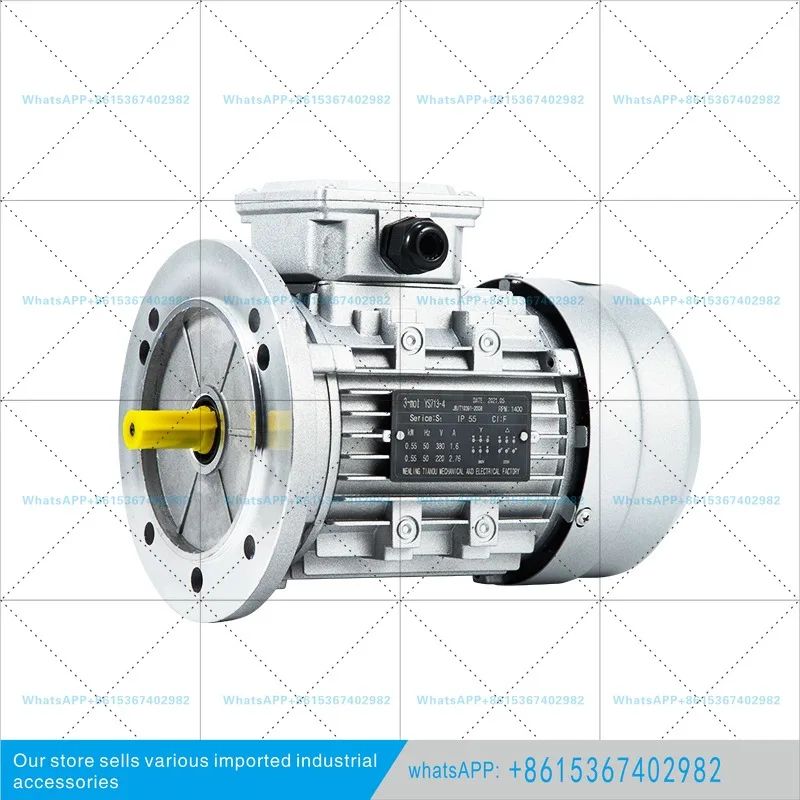 YE3 three-phase aluminum shell 6-stage motor 0.25/0 37/0.75/1.5KW low-speed 900 rpm asynchronous motor 860