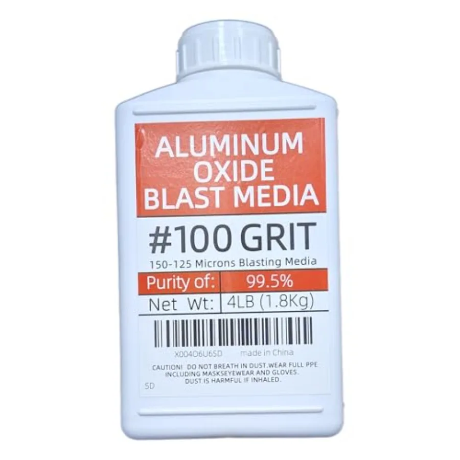 

#100 Grit Aluminum Oxide Sandblasting Medium 4 Lbs/1.8 Kg Fine Sandblasting Medium - Application: Used As Abrasive And Medium F