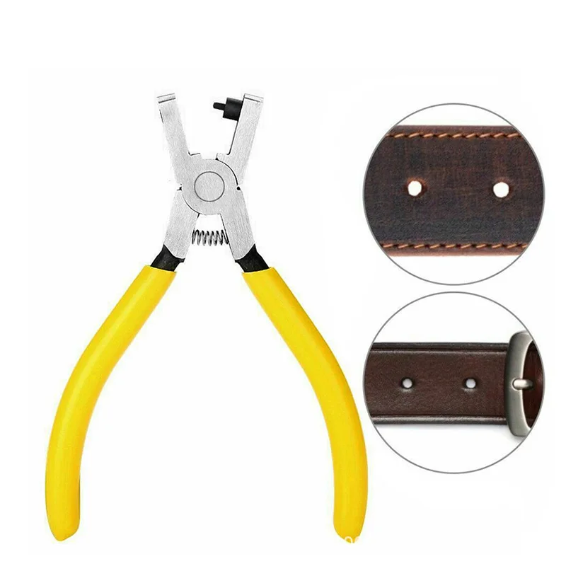 

Mini Strap Pliers Universal Leather Belt Eyelet Hole Punch Pliers Tool Sewing Machine Setter Tool Household Leathercraft Pliers