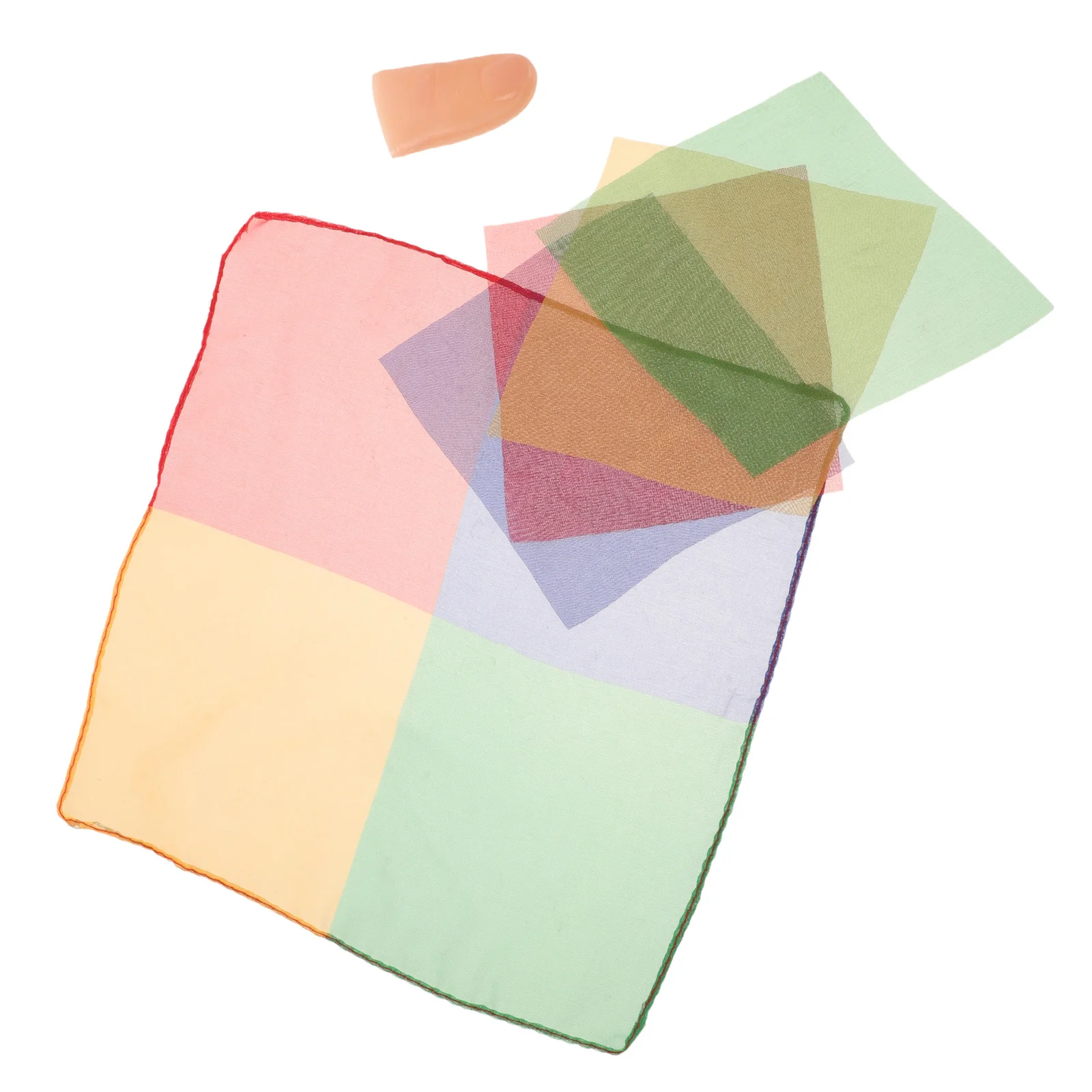 

Disappearing Silk Fake Thumb Tip Trick Prop Realistic Close Up Illusions Gimmick For Stage Show