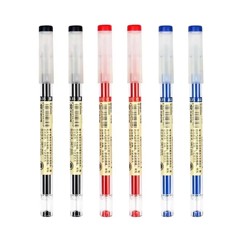 54-teiliges Set Japanische Feinschreibstifte 0,35mm Schwarz Blau Rot Tinte Gelstift Kugelschreiber Schule Büro Schüler Schreibwaren