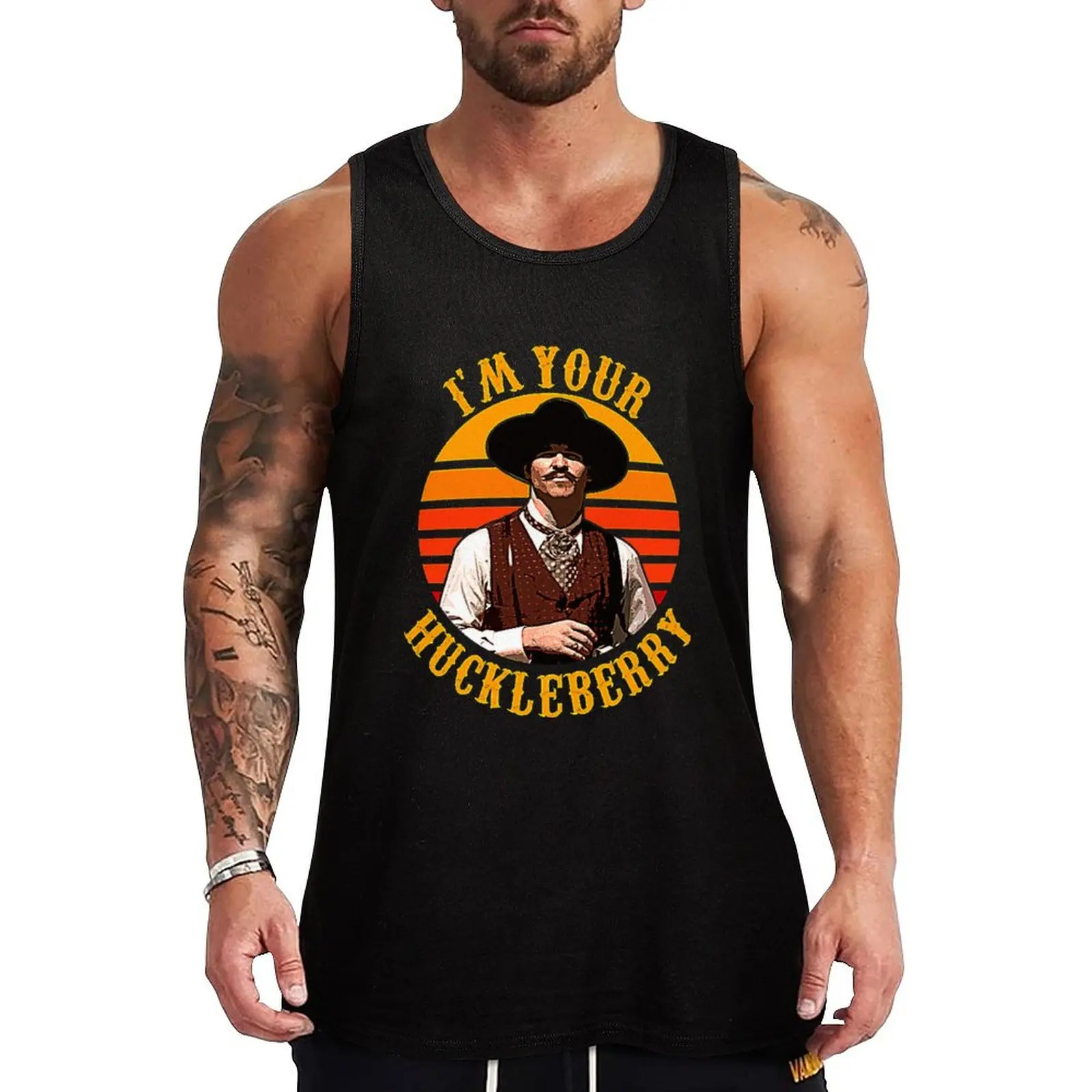 

I'm Your Huckleberry Tank Top Utility Work Tank Top Durable Casual Sleeveless